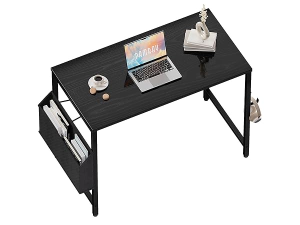 black desk