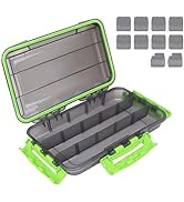 TRUSCEND Fishing Tackle Box Organizer Portable Waterproof, Airtight Anti-wear Tackle Storage Boxe...