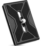 LEFTFOTO 60mm Universal Metal Camera Quick Release Arca Swiss Plate Fits Arca Type Clamp for DSLR...