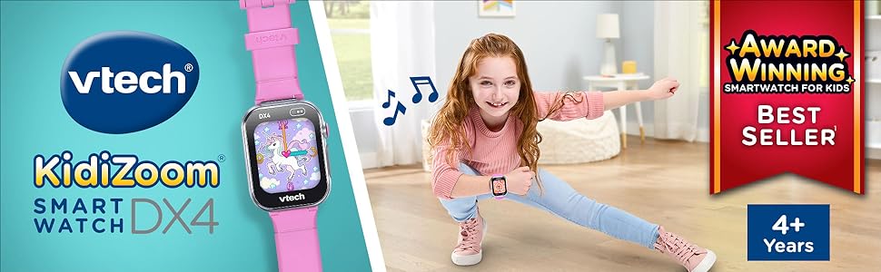 VTech KidiZoom Smartwatch DX4. Award Winning Best Seller. 4+ Years.