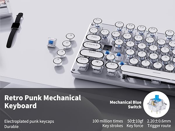 retro typewriter keyboard wireless