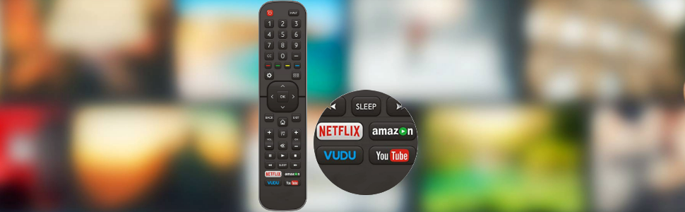  Universal for All Hisense-TV-Remote Compatible with All Hisense 4K LED 