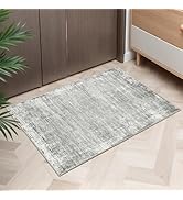 zesthome Washable 2x3 Area Rugs - Door Mat Abstract Rugs for Entrance, Stain Resistant Rugs for B...
