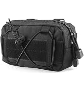 TRIWONDER Molle Pouches, Tactical Compact Water-Resistant EDC Utility Pouch Waist Bags with Bunge...