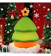 Gefaxi Squishy Christmas Tree Night Light with RGB Modes Dimmable Nursery Breastfeeding Nightligh...