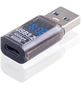 Poyiccot USB C to USB Adapter with Digital Display, 10Gbps USB-C Female to USB Male Adapter, USB ...