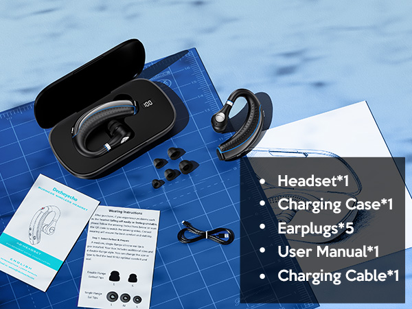 wireless earpiece hands free headset to use with cell phone wireless bluetooth headset for iphone