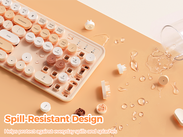 Spill-resistant keyboard