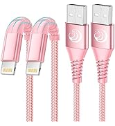 Aioneus iPhone Charger 6ft 2Pack, Apple Certified USB A to Lightning Cable Nylon Braided Phone Ch...