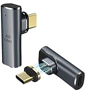 90 degree magnetic usb c adapter