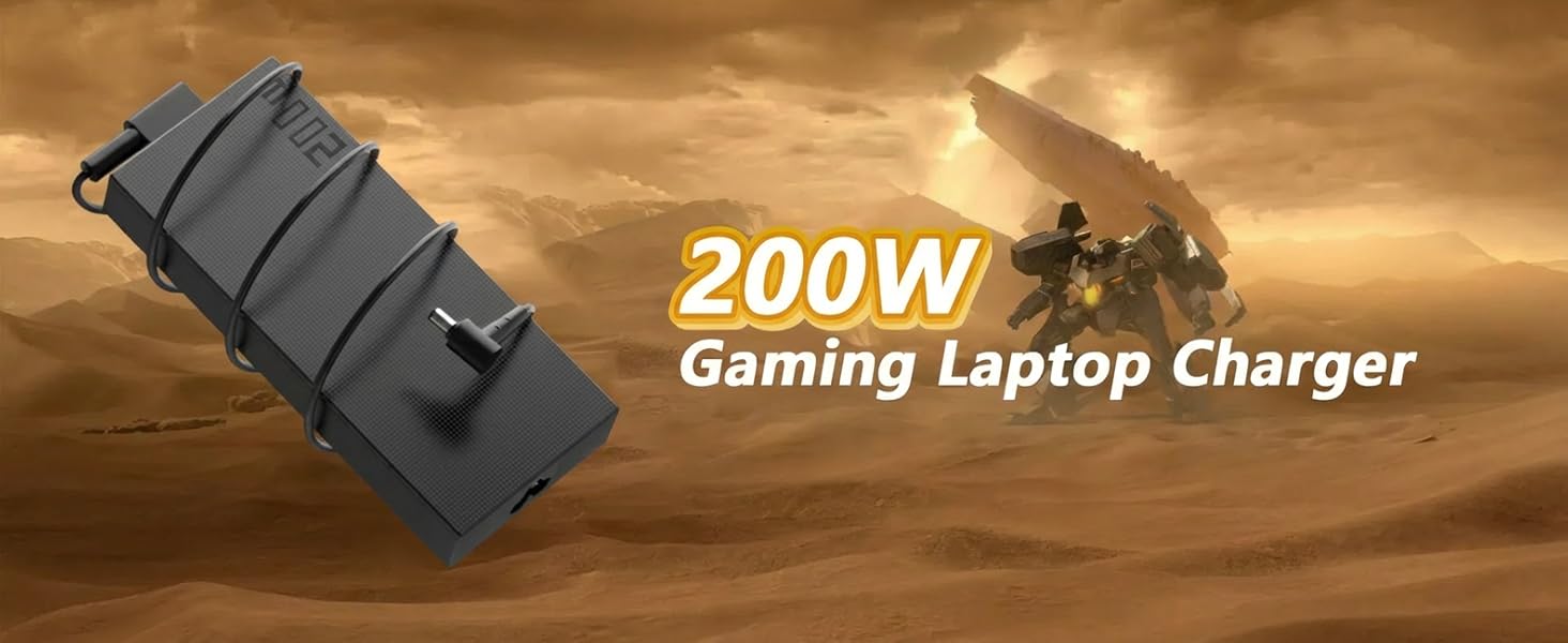 200W laptop charger