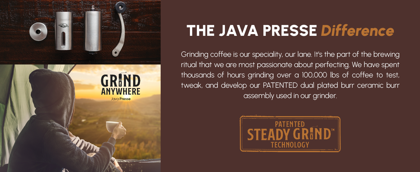 We spent thousands of hours grinding over 100,000 pounds of coffee to test and develop this product