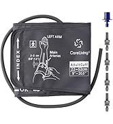 CareLiving 9"-20.5" Blood Pressure Cuff Arm, Wide-Range Extra Large Replacement Cuff, 5 Sizes of ...
