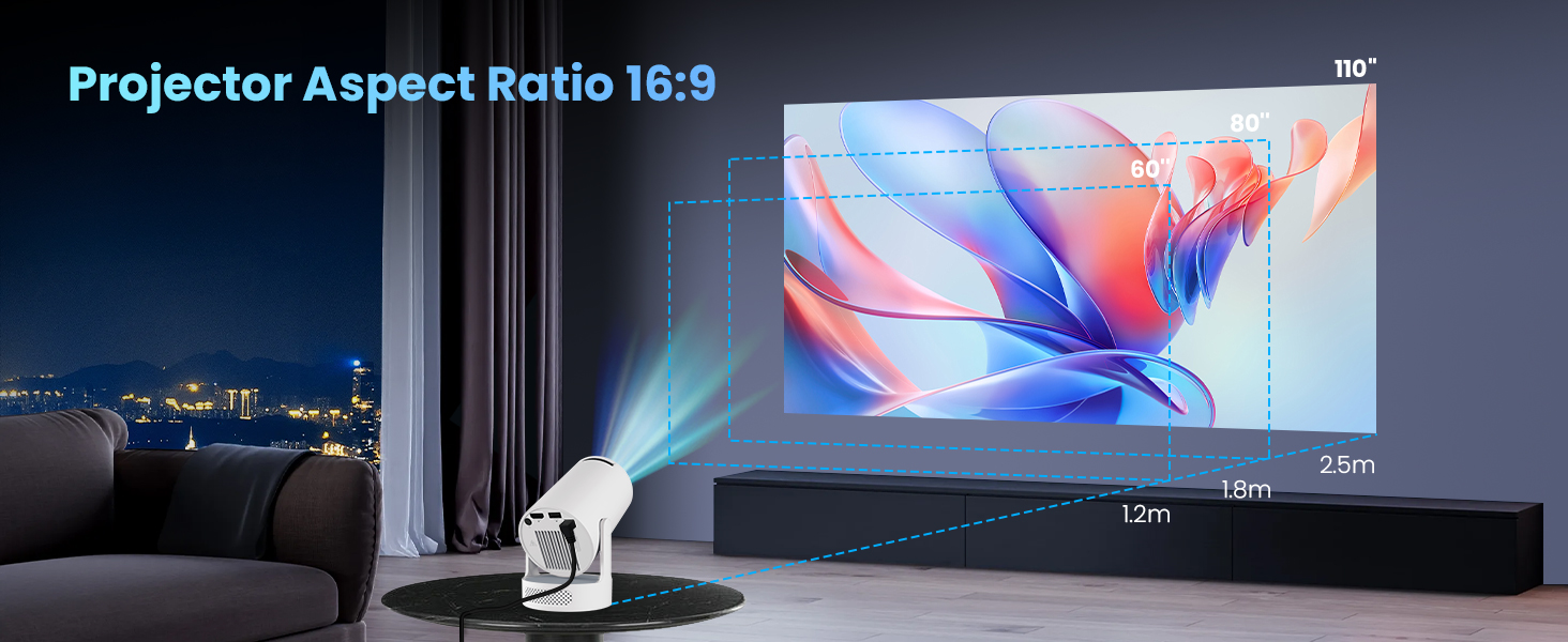 Mini Projector with WiFi and Bluetooth