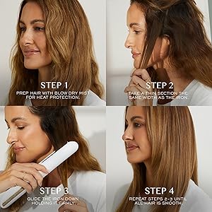 3 Salon Tools in One. Straighten, Wave + Curl