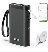Nelko Label Maker Machine with Tape, P21 Portable Bluetooth Label Printer, Wireless Built-in Cutt...
