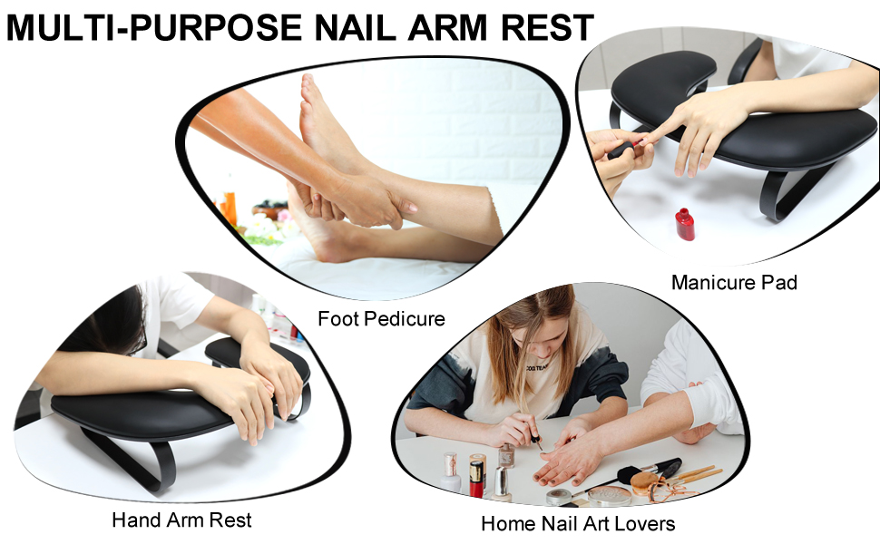 nail arm rest black 05