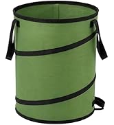 CDLXSH Collapsible Camping Trash Can 27 Gallon, Pop Up Outdoor Trash Can/Recycle Bin, Reusable Ya...