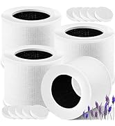 4-Pack Core Mini Air Purifier Replacement Filter Compatible with LEVOIT Core Mini Air Purifier,Co...