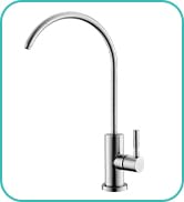 Kicimpro brushed nickle water filter kitchen faucet