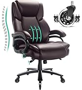 OFIKA Heavy Duty Big and Tall Office Chair, 500LBS Capacity Office Chair for Heavy People, High B...