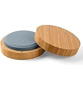 MIDO PROFESSIONAL ABRASIVE Dual Grit Multi-Purpose Sharpener Blade &amp; Tool Sharpener with Bamboo Box