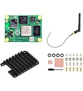 Pi Compute Module 4 Kit Comes with CM4108032-8GB RAM 32GB eMMC Flash with Wi-Fi, with CM4 Heatsin...