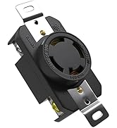 RVINGPRO NEMA L14-30R Flush Mounting Locking Receptacle for Generator Twist Lock Outlet 30 Amp 12...