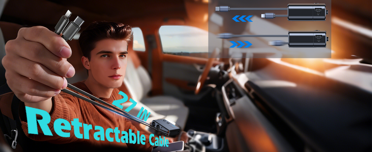 retractable car charger