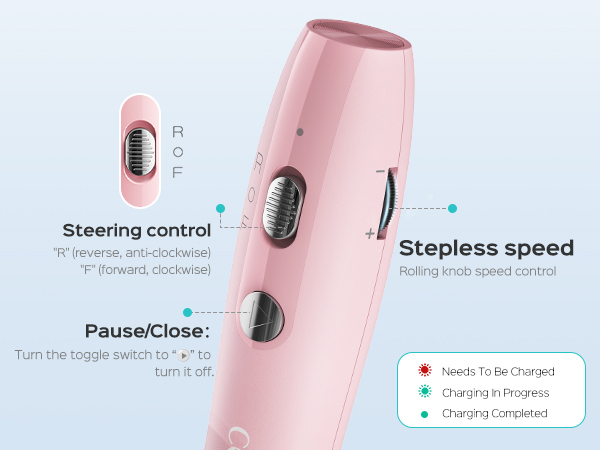 Electric Nail Drill Kit: Professional Stepless Speed Regulation