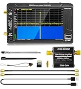 AURSINC TinySA Ultra+ ZS406 Spectrum Analyzer, 4.0 Inch 100kHz-5.4GHz Handheld Tiny Frequency Ana...