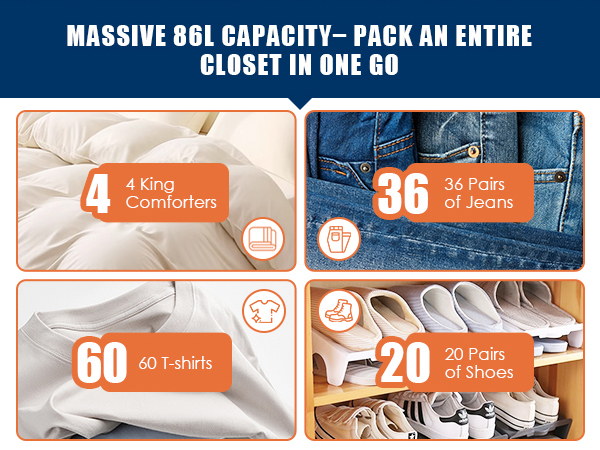 SWEET DOLPHIN 8 Pack 200LB Heavy-Duty Moving Bags with Wrap-Around Handles