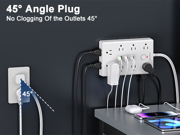 45° Angle Plug
