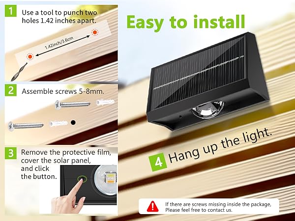 solar wall lights outdoor