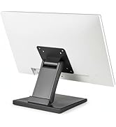 WEARSON Adjustable LCD TV Stand Folding Metal Monitor Desk Stand with VESA Hole 75x75mm&amp;100x100mm...