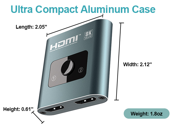 hdmi switch 120hz Pacakge inludes