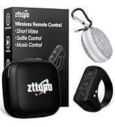 Zttopo TikTok Scrolling Ring, TIK Tok Bluetooth Remote Control, Kindle APP Page Turner with Carry...