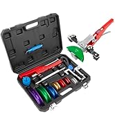 Wostore Tube Bender Kit with Reverse Bend Includes 1/4-7/8 Sizes Refrigeration Ratcheting Tubing ...