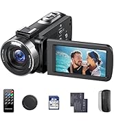 CAMWORLD 4K Video Camera Camcorder 42MP YouTube Vlogging Camera 18X Digital Zoom Webcam 3.0 Inch ...