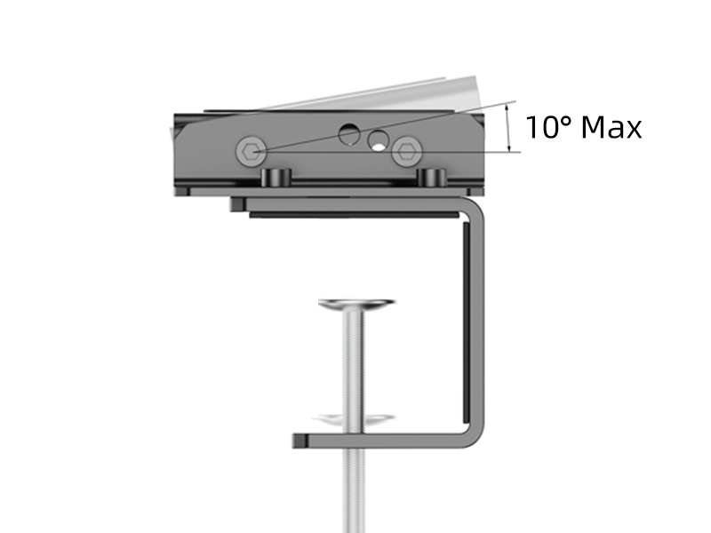 universal table clamp for racing peripherals, heavy-duty table clamp for sim racing equipment