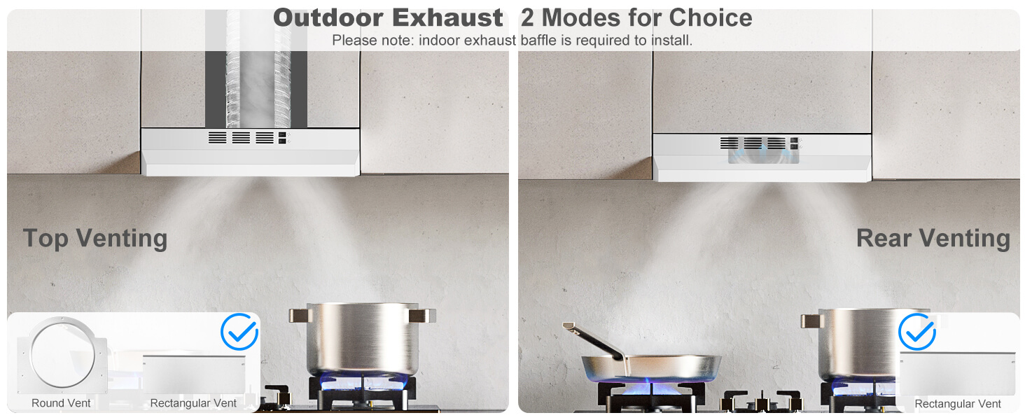 vent hood convert to ducted