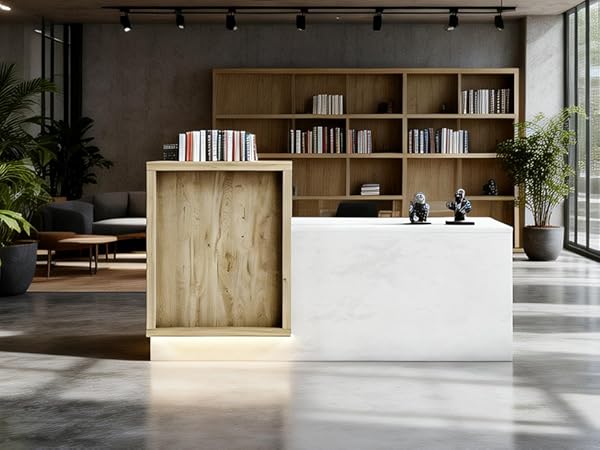 79&amp;#34; Reception Desk with Counter