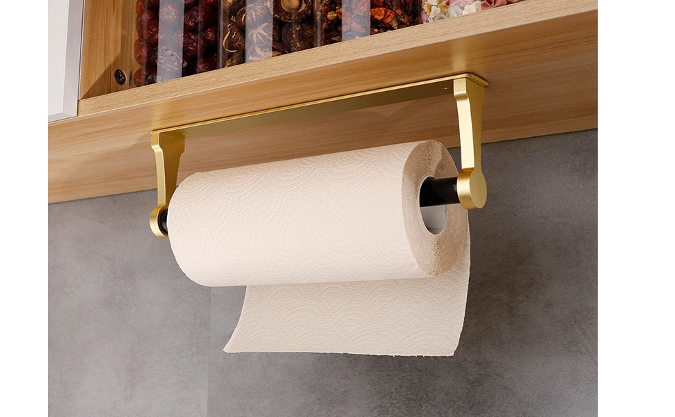 paper towel holder under cabinet