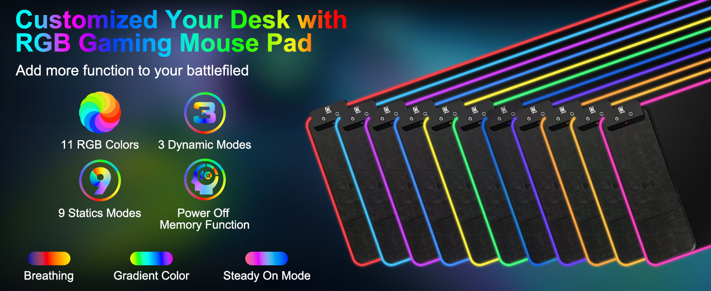 rgb mouse pad gaming