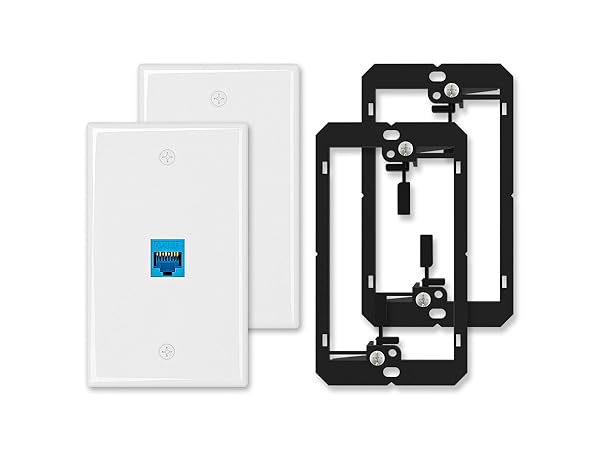 cat6 wall plate and jack cat 6a wall plate cat6a wall plate ethernet jack wall plate ethernet outlet