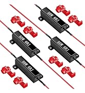 4pcs 50w 6ohm Load Resistors Led Turn Signals - Resistors For Led Lights Kit, Led Load Resistor F...