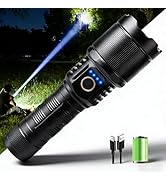 Trliradyn 2400lm Super Bright Rechargeable 20W Flashlight,3 Modes LED Flashlights High Lumens,Zoo...