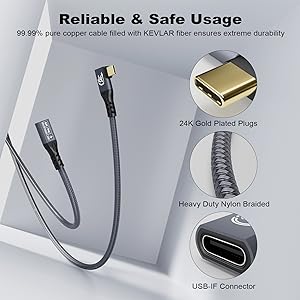 USBC cable usb3.2 gen 2 cable thunderbolt cable usb 4 cable extension cable ssd charger power 240w