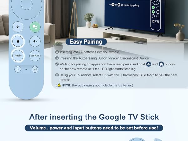 google tv remote replacement