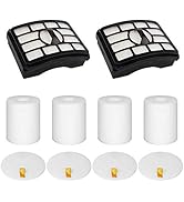 2 + 4 Pack Vacuum Filters Replacement Compatible for Shark Rotator Pro Lift-Away NV500, NV501, NV...